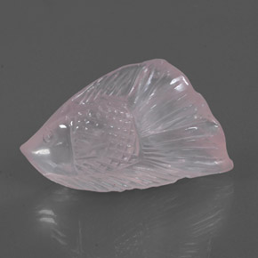 Cuarzo rosa rosa natural de 39,00 ct, transparente, transparente / translúcido