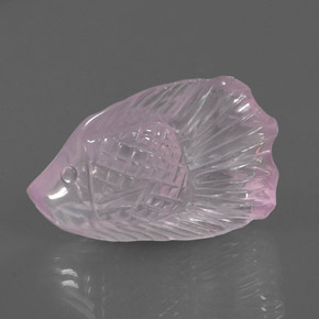 Cuarzo rosa rosa natural de 30,01 ct, transparente, transparente / translúcido