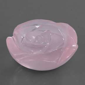 Cuarzo rosa rosa natural de 40,85 ct, transparente, transparente / translúcido