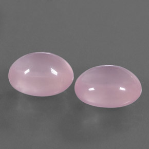 Gemas de cuarzo rosa rosa natural de  ct, transparente, transparente / translúcido