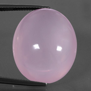 Cuarzo rosa rosa natural de 39,07 ct, transparente, transparente / translúcido