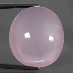 Cuarzo rosa rosa natural de 33,28 ct, transparente, transparente / translúcido