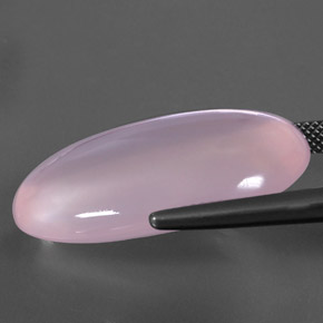 Cuarzo Rosa Rosado cereza claro natural de 31.88 ct, Transparente, Transparente / Translúcido