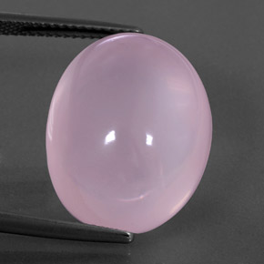 Cuarzo rosa rosa natural de 22,77 ct, transparente, transparente / translúcido