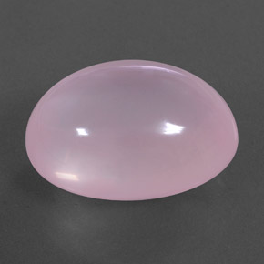 Cuarzo rosa rosa natural de 22,77 ct, transparente, transparente / translúcido
