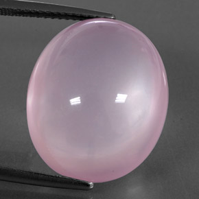 Cuarzo rosa rosa natural de 26,20 ct, transparente, transparente / translúcido