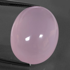 Cuarzo rosa rosa natural de 29,54 ct, transparente, transparente / translúcido