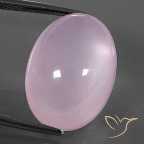 26.89ct Natural Rosado Bubblegum Cuarzo rosa, Ovalada, Transparente / Translúcido
