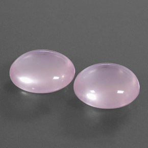 Gemas de cuarzo rosa rosa natural de 22,63 ct, transparente, transparente / translúcido