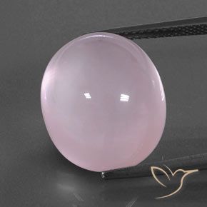 Cuarzo Rosa Rosado Bubblegum natural de 16.85 ct, Transparente, Transparente / Translúcido