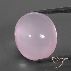 16.45ct Natural Rosado Bubblegum Cuarzo rosa, Ovalada, Transparente / Translúcido
