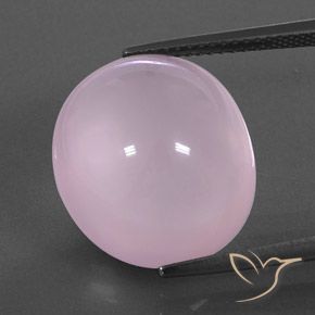 17.49ct Natural Rosado Bubblegum Cuarzo rosa, Ovalada, Transparente / Translúcido