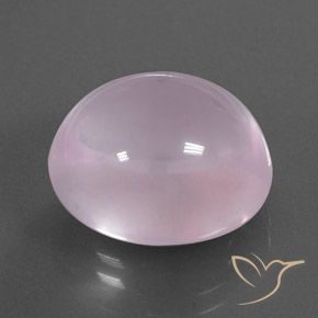 Cuarzo rosa Rosado claro natural de 16.85 ct, Ovalada, Transparente / Translúcido