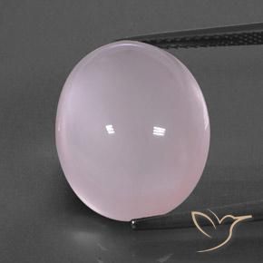 15.27ct Natural Rosado claro Cuarzo rosa, Ovalada, Transparente / Translúcido