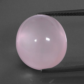 Cuarzo Rosa Rosado claro natural de 16.30 ct, Transparente, Transparente / Translúcido