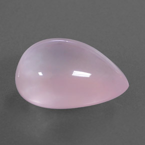 Cuarzo rosa rosa natural de 14,27 ct, transparente, transparente / translúcido