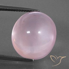 15.81ct Natural Rosado Bubblegum Cuarzo rosa, Ovalada, Transparente / Translúcido