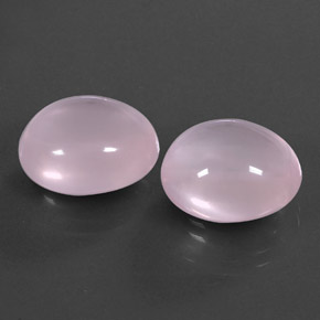 Gemas de cuarzo rosa rosa natural de 20,31 ct, transparente, transparente / translúcido