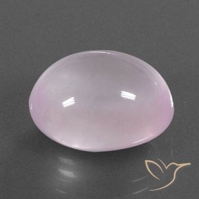 Cuarzo rosa Rosado claro natural de 15.35 ct, Ovalada, Transparente / Translúcido