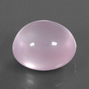 Cuarzo Rosa Rosado Bubblegum natural de 15.44 ct, Transparente, Transparente / Translúcido