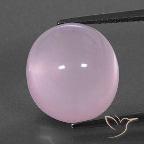 Cuarzo Rosa Rosado claro natural de 16.57 ct, Transparente, Transparente / Translúcido