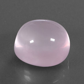 Cuarzo rosa rosa natural de 17,22 ct, transparente, transparente / translúcido