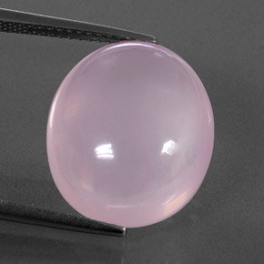 Cuarzo rosa rosa natural de 13,04 ct, transparente, transparente / translúcido