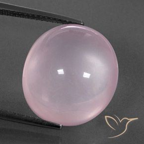 14.35ct Natural Rosado claro Cuarzo rosa, Ovalada, Transparente / Translúcido