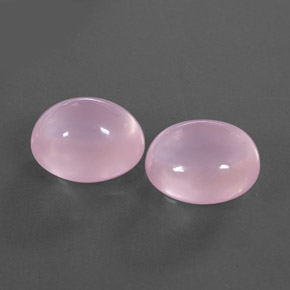 Gemas de cuarzo rosa rosa natural de  ct, transparente, transparente / translúcido