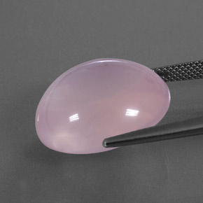 Cuarzo rosa rosa natural de 22,77 ct, transparente, transparente / translúcido