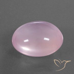 Cuarzo rosa rosa natural de 18,22 ct, transparente, transparente / translúcido