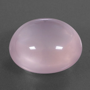 Cuarzo rosa rosa natural de 24,65 ct, transparente, transparente / translúcido