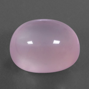 Cuarzo rosa rosa natural de 17,91 ct, transparente, transparente / translúcido