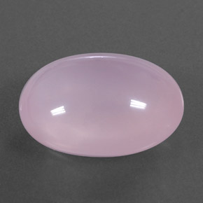 Cuarzo rosa rosa natural de 17,74 ct, transparente, transparente / translúcido