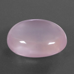 Cuarzo rosa rosa natural de 17,50 ct, transparente, transparente / translúcido