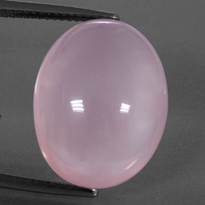 Cuarzo rosa rosa natural de 19,02 ct, transparente, transparente / translúcido