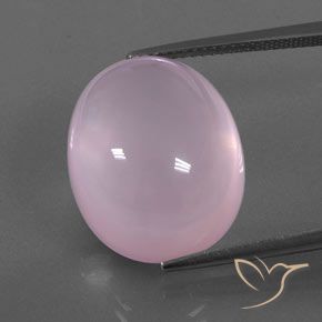21.10ct Natural Rosado cereza claro Cuarzo rosa, Ovalada, Transparente / Translúcido