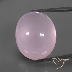 39.08ct Natural Rosado claro Cuarzo rosa, Ovalada, Transparente / Translúcido