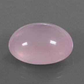 Cuarzo rosa rosa natural de 25,09 ct, transparente, transparente / translúcido