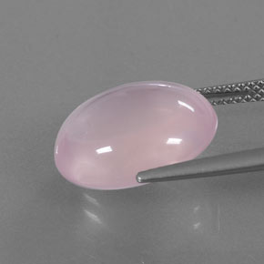 Cuarzo rosa rosa natural de 9,04 ct, transparente, transparente / translúcido