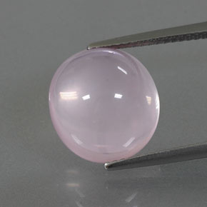 Cuarzo rosa rosa natural de 8,47 ct, transparente, transparente / translúcido