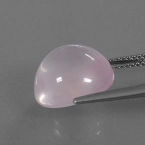 Cuarzo rosa rosa natural de 8,47 ct, transparente, transparente / translúcido