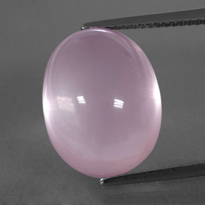 Cuarzo Rosa Rosado claro natural de 15.86 ct, Transparente, Transparente / Translúcido
