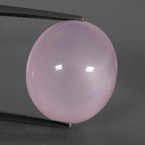 Cuarzo rosa rosa natural de 11,79 ct, transparente, transparente / translúcido