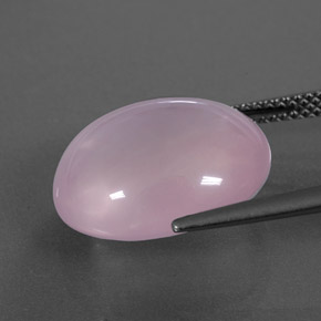 Cuarzo rosa rosa natural de 11,79 ct, transparente, transparente / translúcido