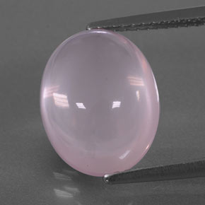 Cuarzo rosa rosa natural de 5,88 ct, transparente, transparente / translúcido