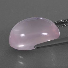 Cuarzo rosa rosa natural de 5,88 ct, transparente, transparente / translúcido