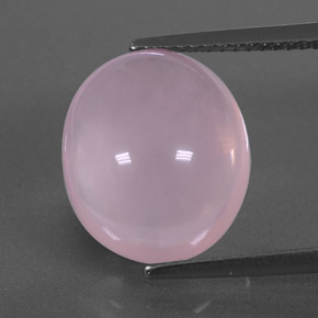 Cuarzo rosa rosa natural de 8,30 ct, transparente, transparente / translúcido