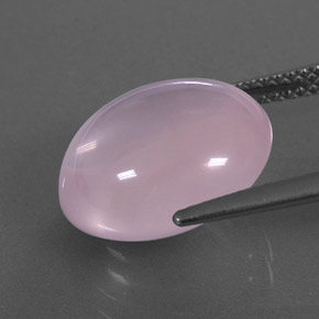 Cuarzo rosa rosa natural de 8,30 ct, transparente, transparente / translúcido
