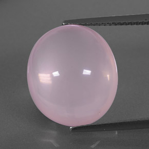 Cuarzo rosa rosa natural de 13,33 ct, transparente, transparente / translúcido